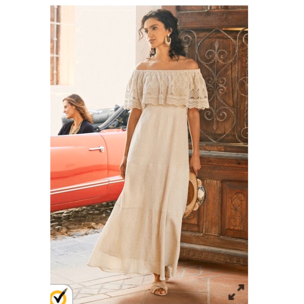 New Soft Surroundings Brittsommar Dress 14-16